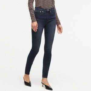 J. Crew 9” High Rise Toothpick Jeans